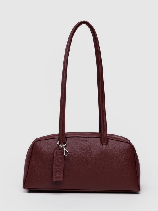 BAGGU Handbags - BAGGU Recycled Leather Bowler Bag